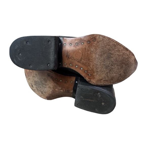 Rare String Ray Black Cowboy Boots Woman Size 7.5 - Picture 7 of 8